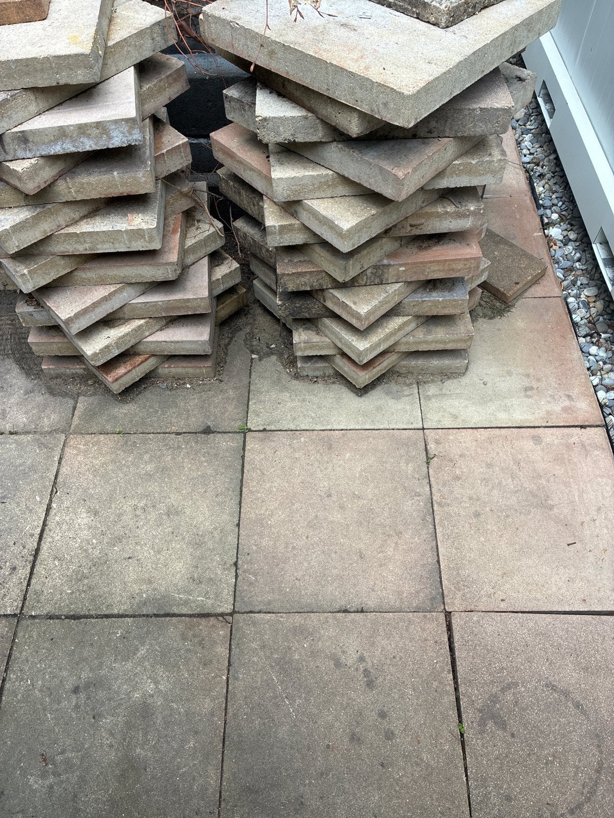 Gebruikte terrastegels van beton, Ophalen, Gebruikt, 10 m² of meer, Beton
