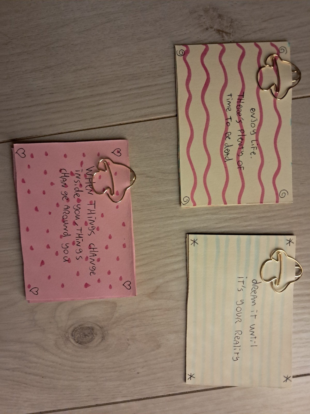 Foto 4 van Handgemaakte inspiratiekaarten met motiverende quotes