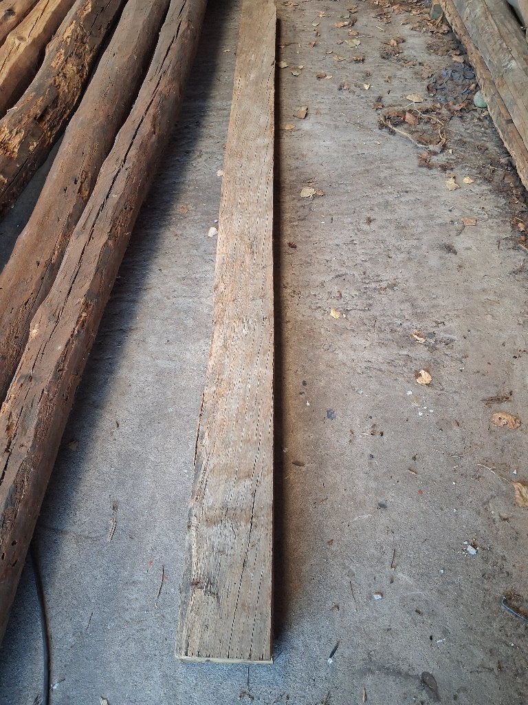 Oude eiken balk, Doe-het-zelf en Verbouw, Hout en Planken, Ophalen, Gebruikt, Eiken, 250 tot 300 cm
