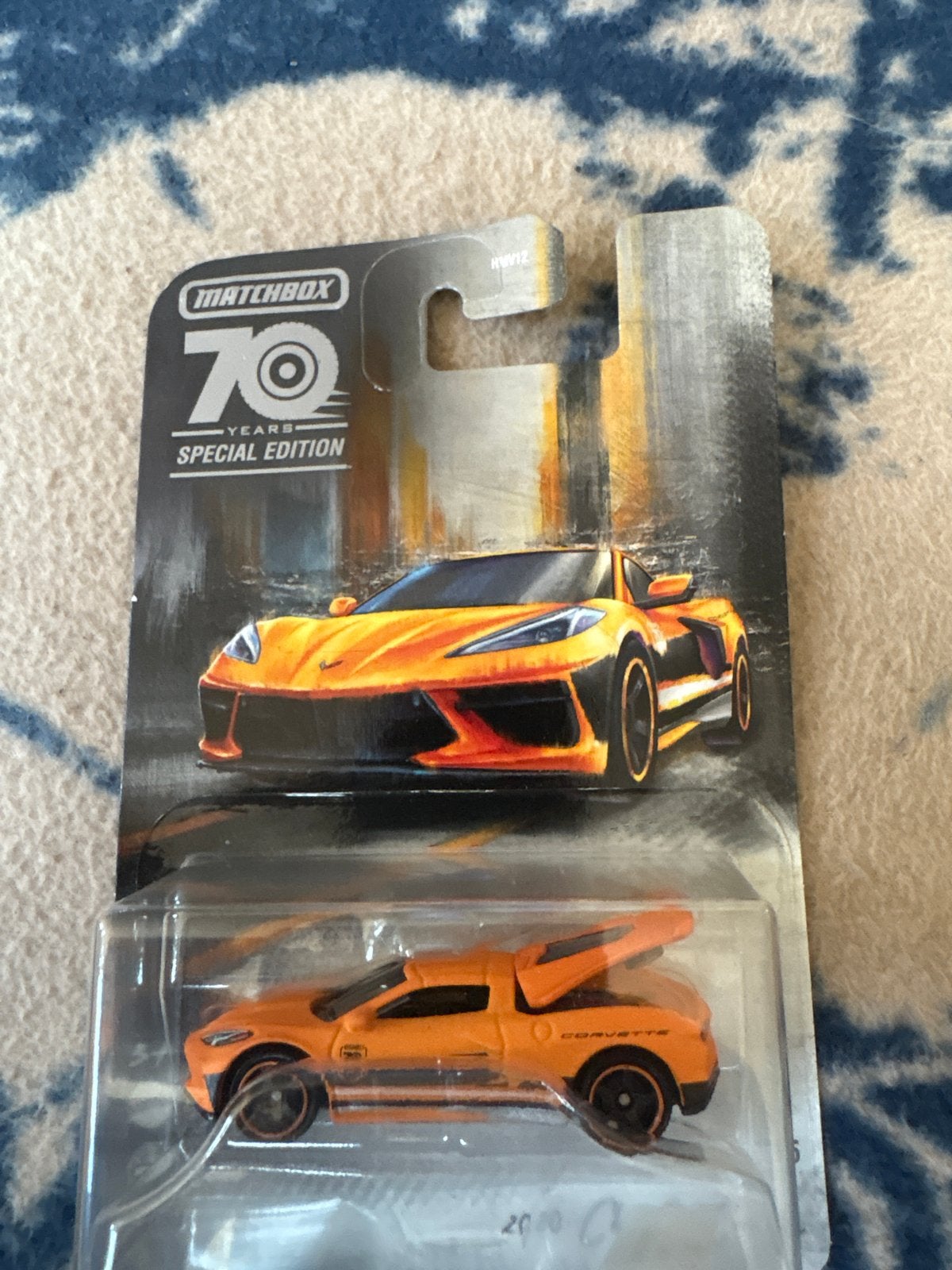 Matchbox 70 Jaar Special Edition Corvette C8, Ophalen of Verzenden, Nieuw, Auto, Matchbox