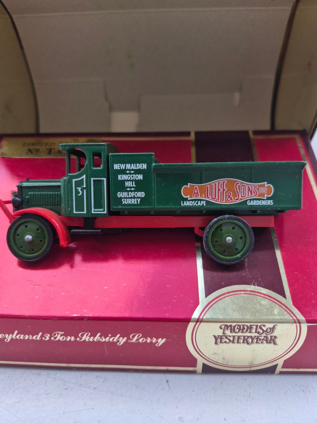 Matchbox Mod. of yesteryear 1920 Leyland 3 Ton Subsidy Lorr, Ophalen of Verzenden, Nieuw, Matchbox