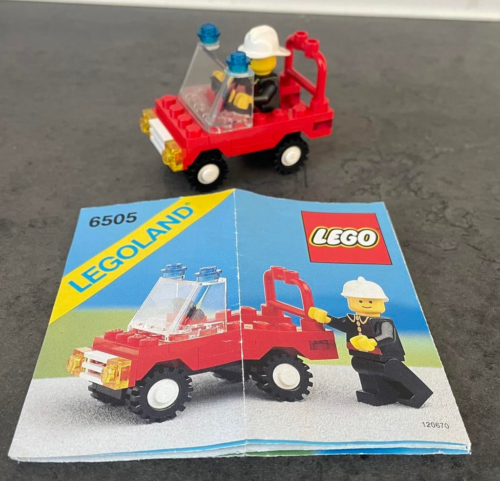 Lego 6505 Fire Chief's Car, Ophalen of Verzenden, Zo goed als nieuw
