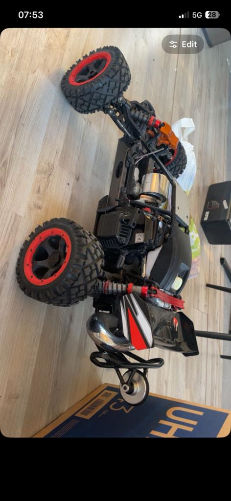 Rovan 5B 1/5 Benzine Buggy – 29cc – Grote RC Auto –, Ophalen of Verzenden, Zo goed als nieuw, Overige schalen, Auto offroad