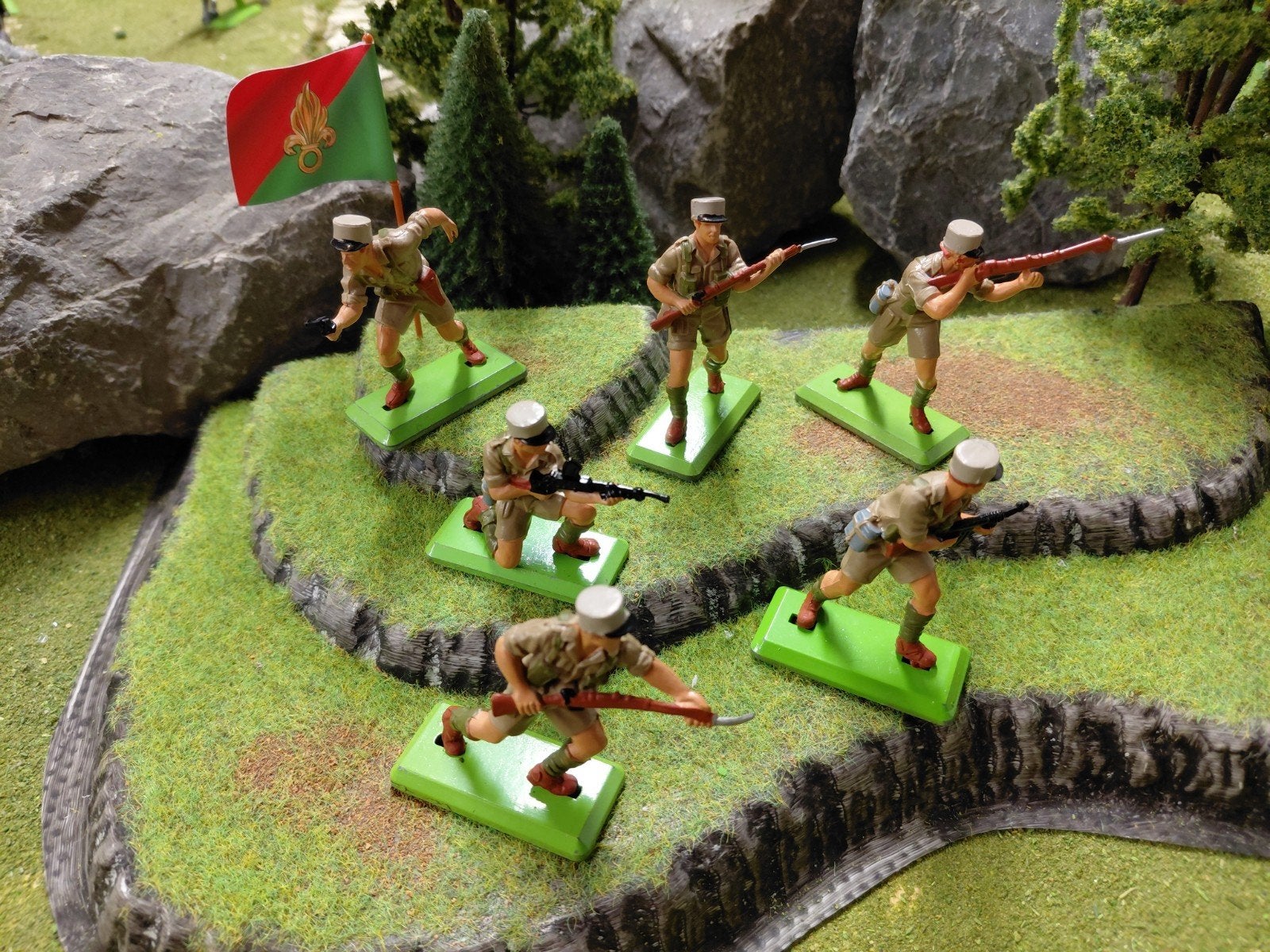 Dsg/Britains  Franse Legionairs, Ophalen of Verzenden, 1:50 of kleiner