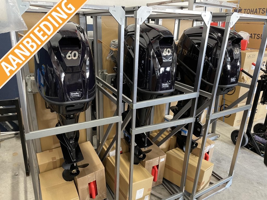Tohatsu 60PK MFS60 ETL Buitenboordmotor 4takt nieuw 2026, Niet ingevuld, Niet ingevuld, Nieuw, Benzine