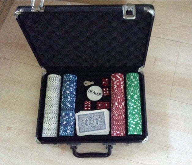 Complete Veronica Poker koffer, Hobby en Vrije tijd, Gezelschapsspellen | Overige, Vijf spelers of meer, Ophalen of Verzenden