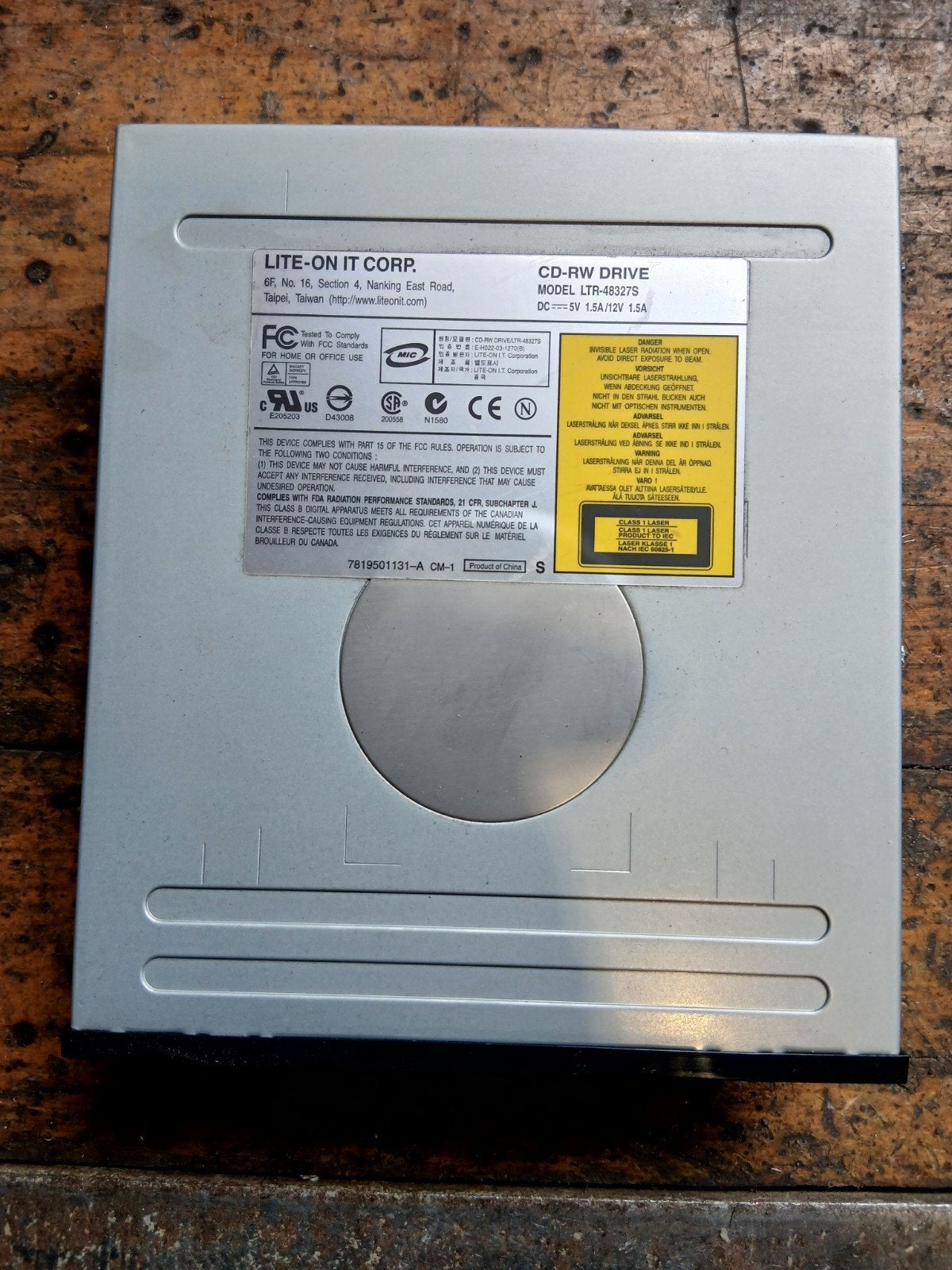 Lite-On CD-RW Drive LTR-48327S - Intern, Intern, Gebruikt, Info@liteonit.com, Ophalen of Verzenden