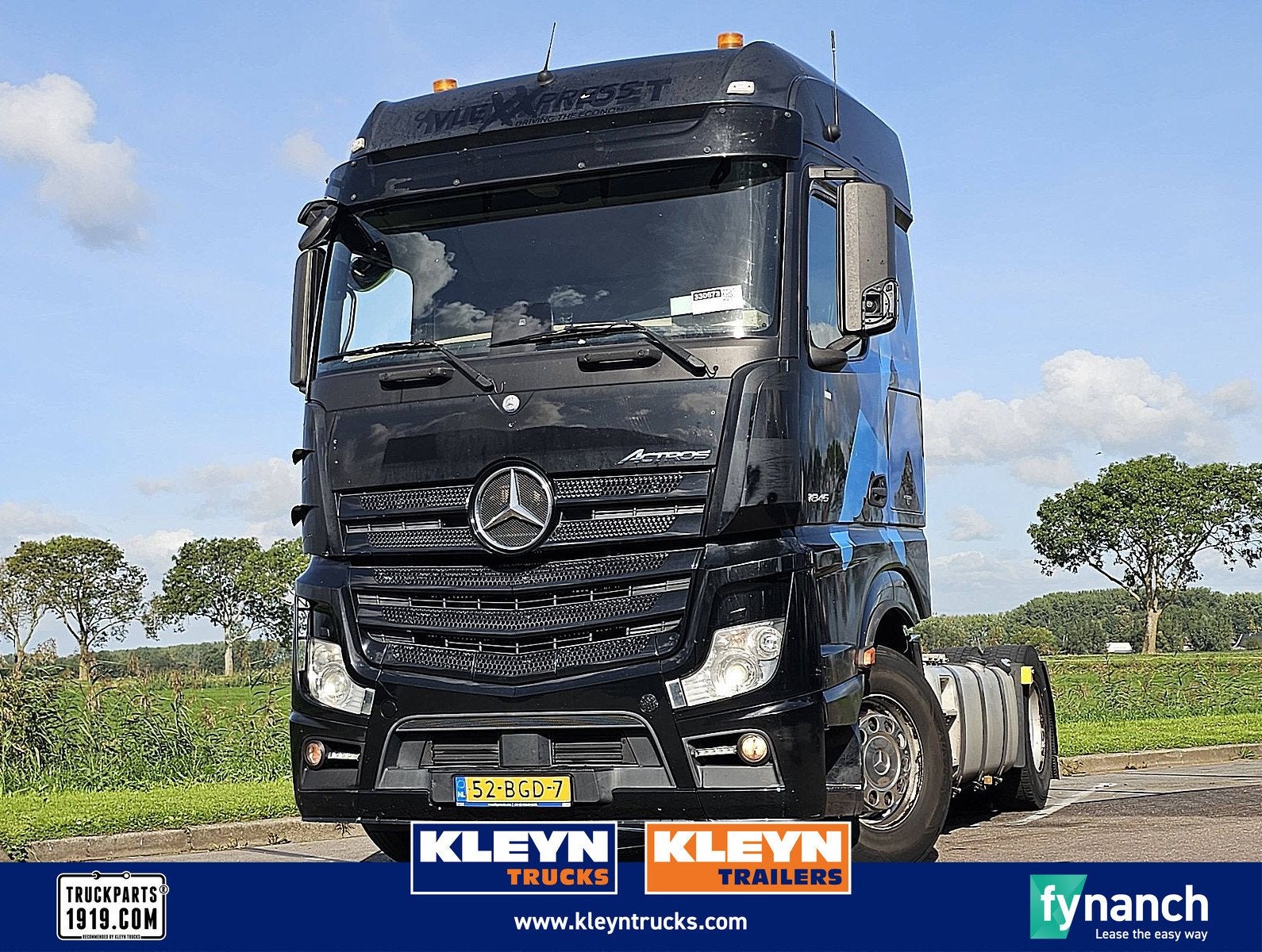 MERCEDES-BENZ ACTROS 1845 LS, Auto's, Automaat, Euro 6, Zwart, Bedrijf