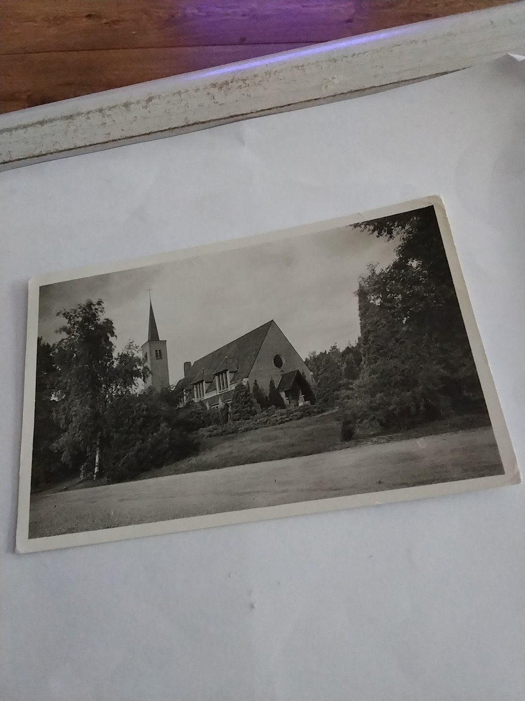 Oude ansichtkaart Kapel Psychiatrische inrichting Amersfoort, Verzamelen, Ophalen of Verzenden, 1940 tot 1960, Gelopen, Utrecht