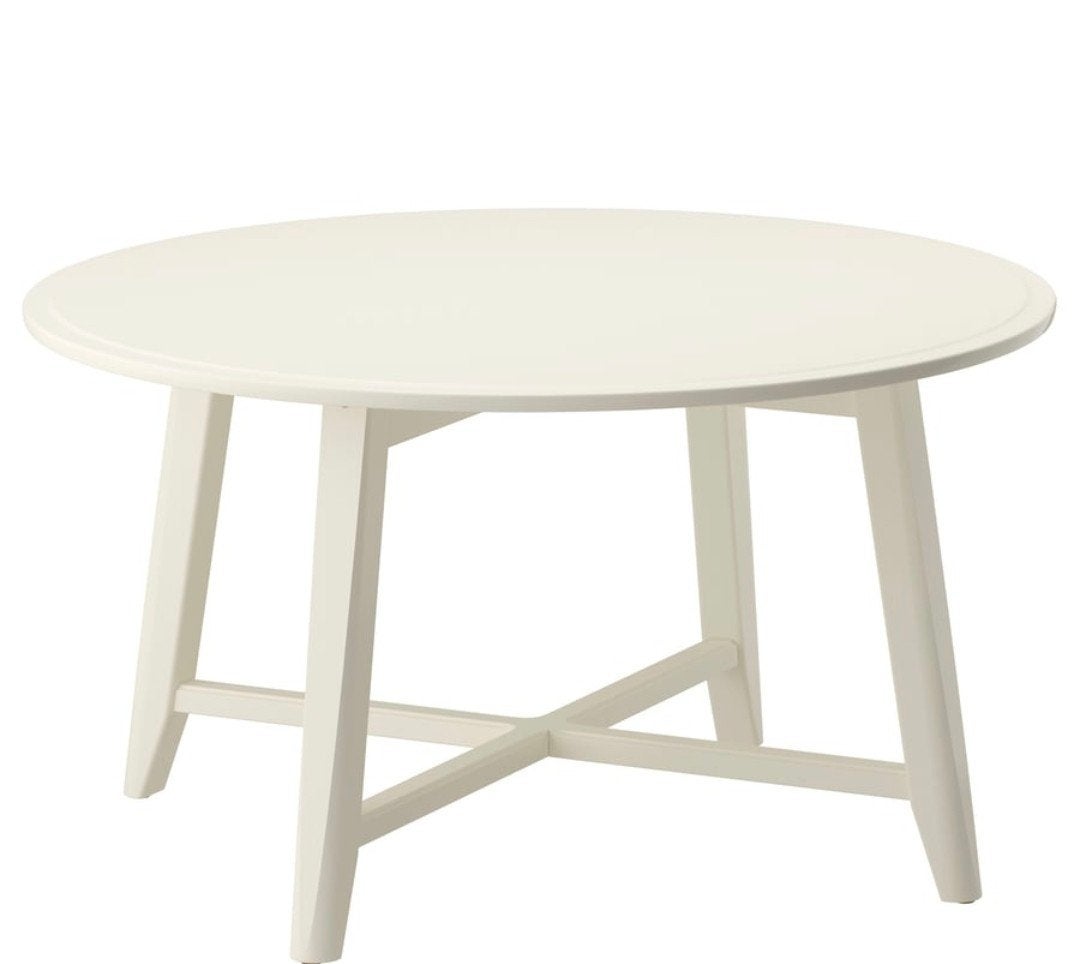 ikea salontafel wit rond 90 cm, Ophalen, Zo goed als nieuw
