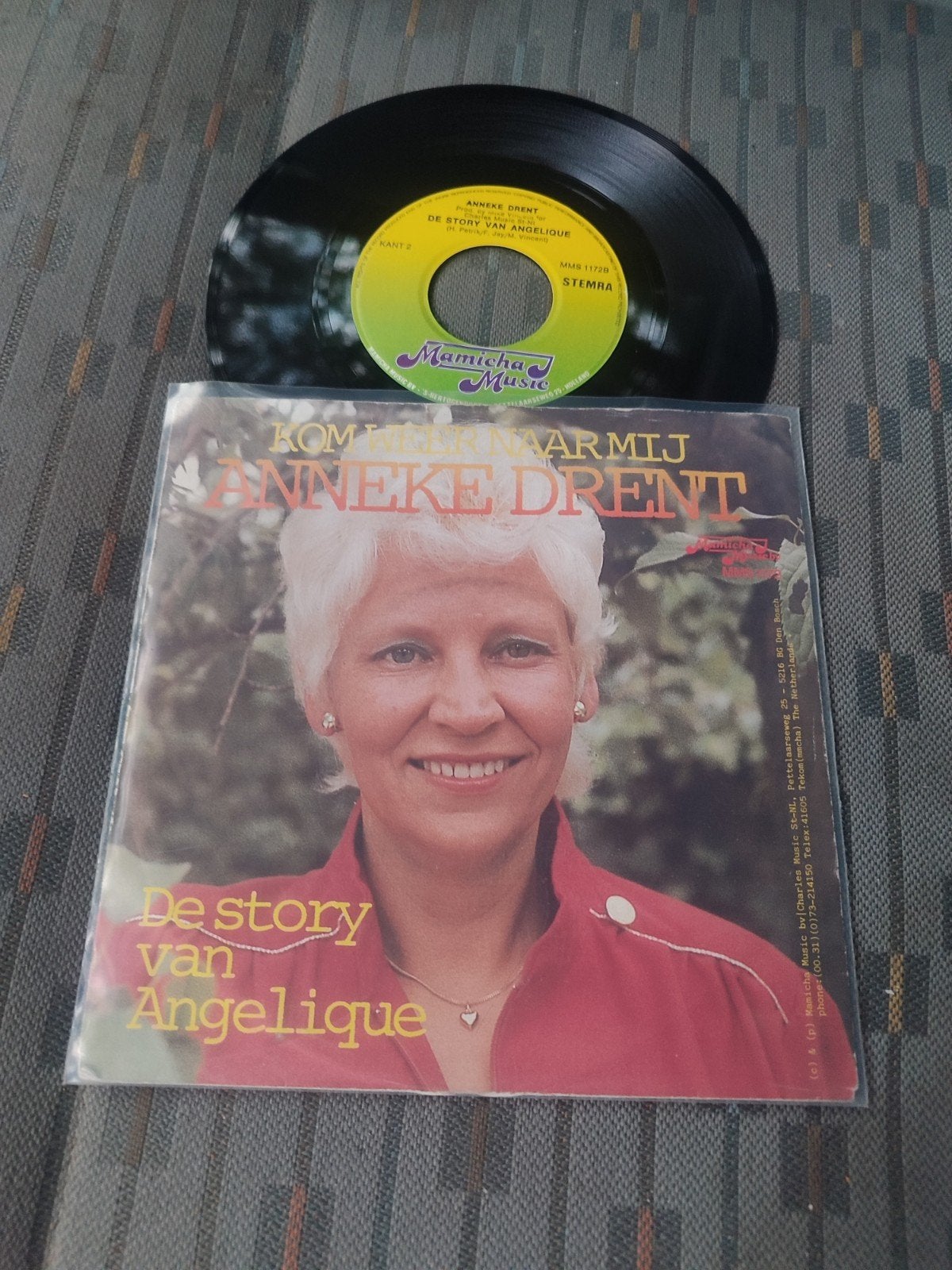 Anneke drent de story van Angelique, Ophalen of Verzenden, Zo goed als nieuw, Overige formaten, Levenslied of Smartlap