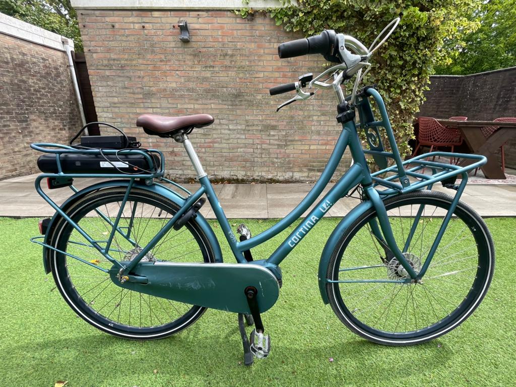 Prachtige Cortina E-bike damesfiets rijd heerlijk compleet!, Fietsen en Brommers, Elektrische fietsen, Overige merken, Ophalen of Verzenden