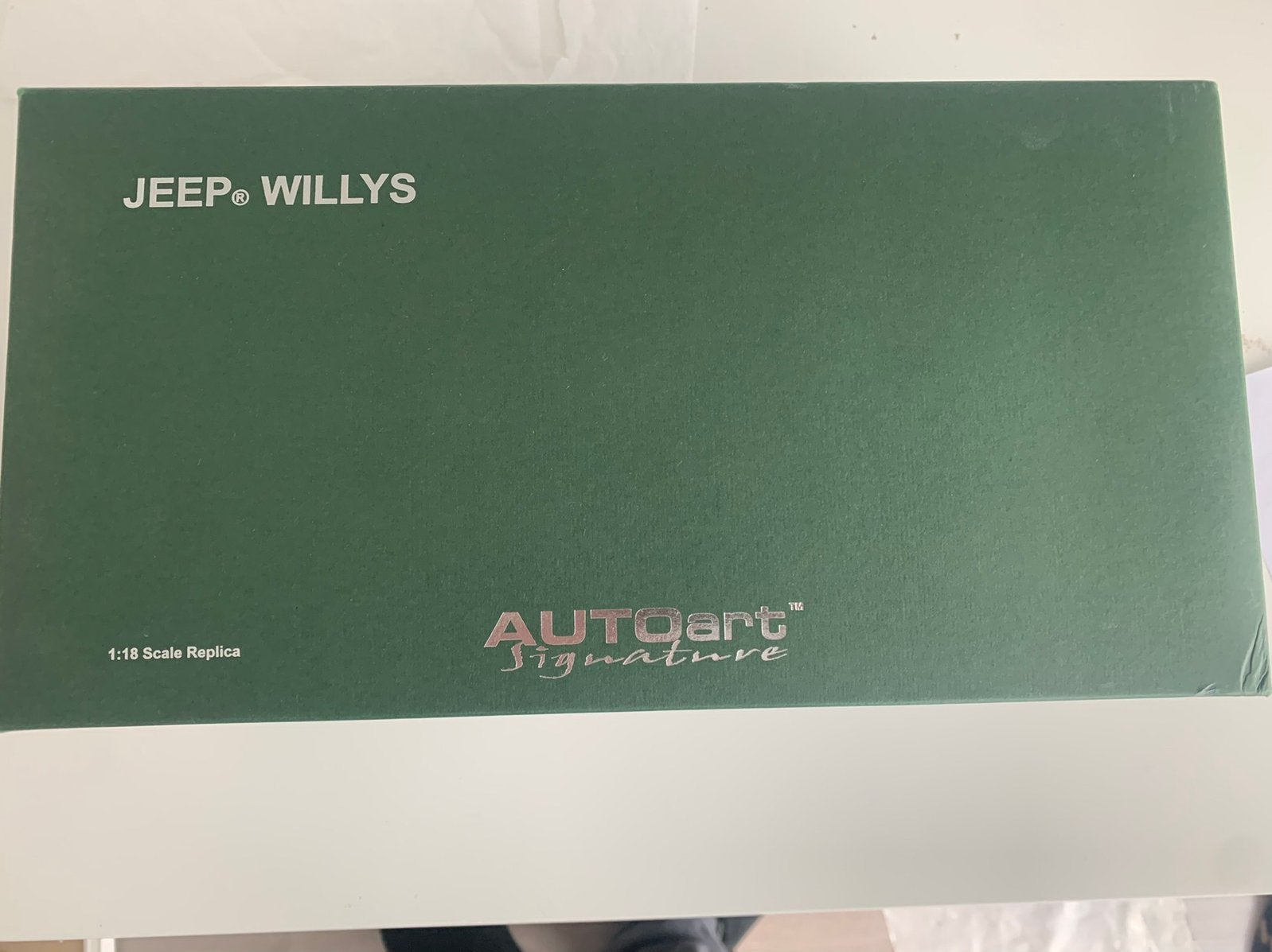Autoart Willy jeep 1:18, Ophalen of Verzenden, Zo goed als nieuw, Autoart