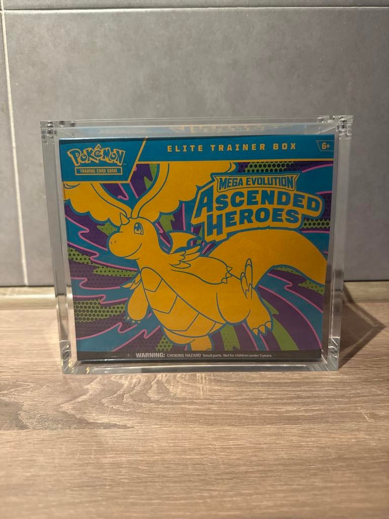Pokémon Elite Trainer Box Mega Evolution Ascended Heroes, Hobby en Vrije tijd, Verzamelkaartspellen | Pokémon, Nieuw, Boosterbox