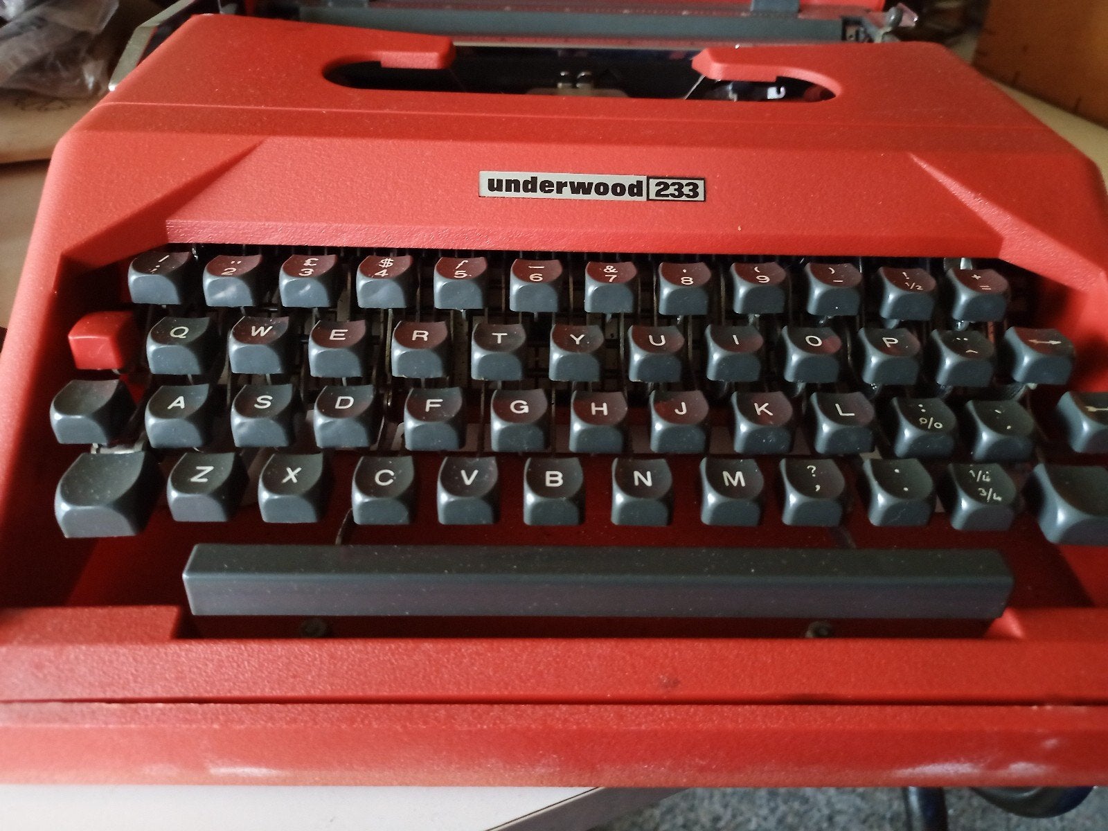 underwood 233 typemachine, Diversen, Ophalen, Zo goed als nieuw