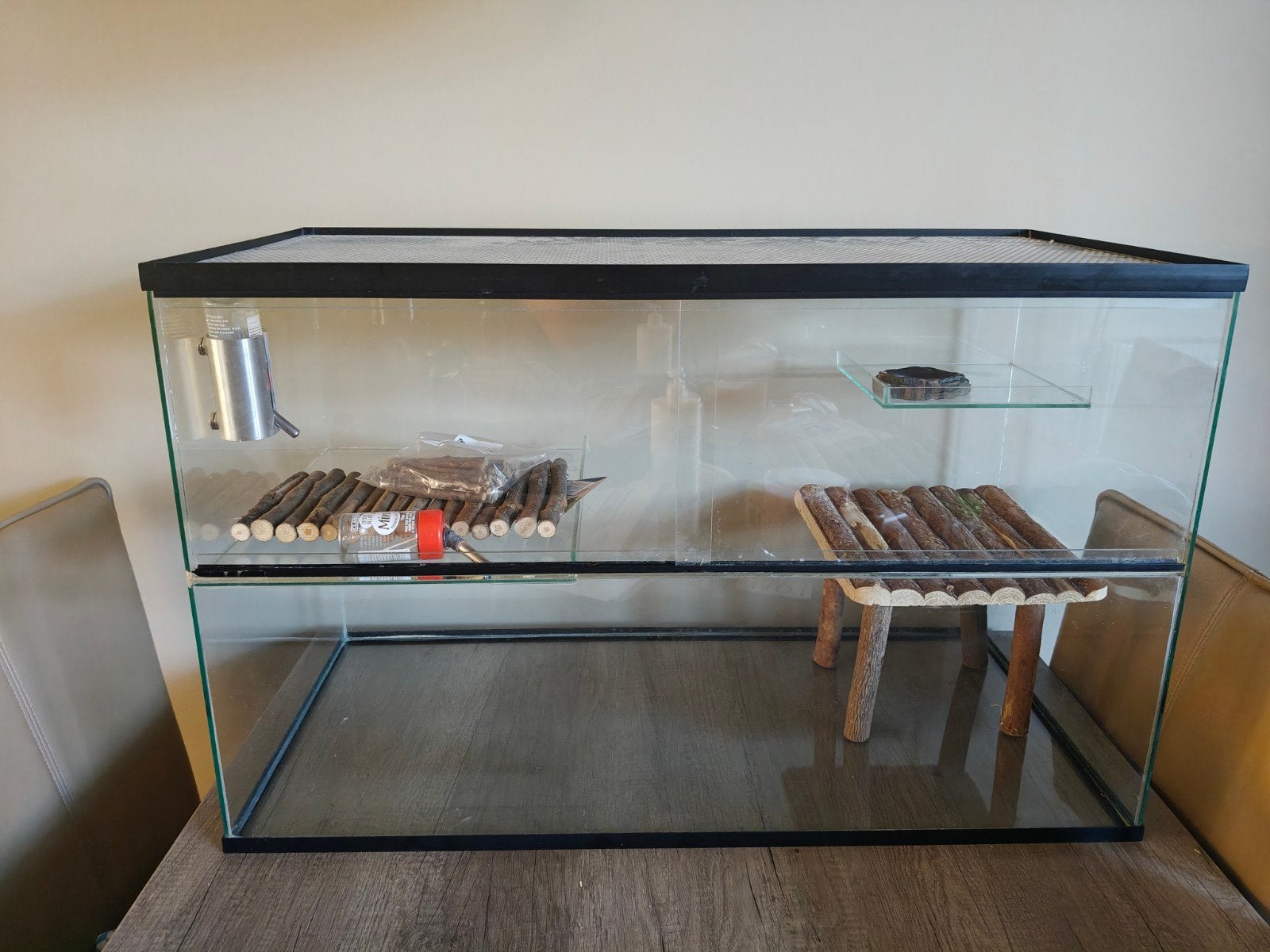 Gerbilranium, Dieren en Toebehoren, Knaagdieren en Konijnen | Hokken en Kooien, Kooi, Zo goed als nieuw, Hamster, 75 tot 110 cm