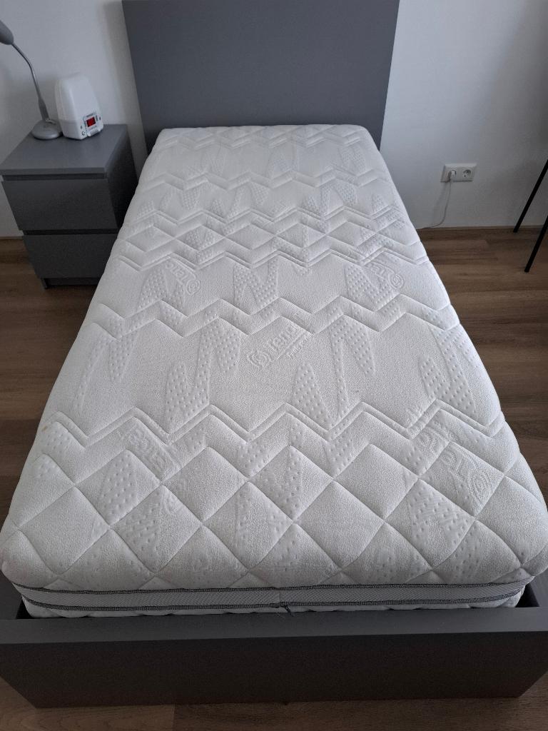 Koudschuim matras 90x200 MDplus H2, Ophalen, Gebruikt, 90 cm, Eenpersoons
