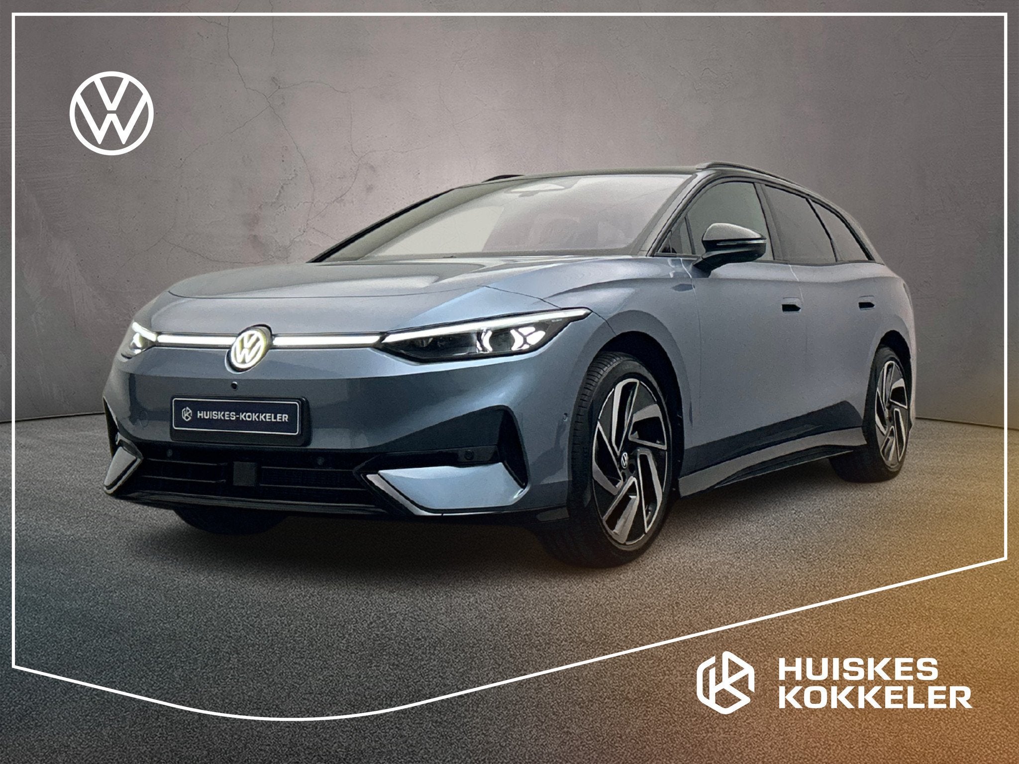 Volkswagen ID.7 Tourer, Auto's, Automaat, Achterwielaandrijving, 82 kWh, Blauw