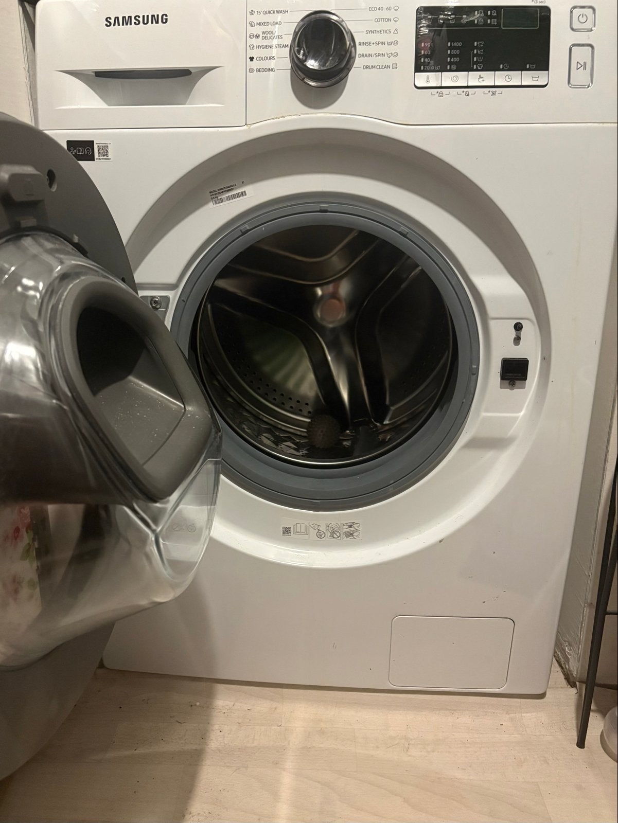 Samsung WW90T4540AE/EU Wasmachine - Zo goed als nieuw, Ophalen, 1200 tot 1600 toeren, 8 tot 10 kg, Zo goed als nieuw