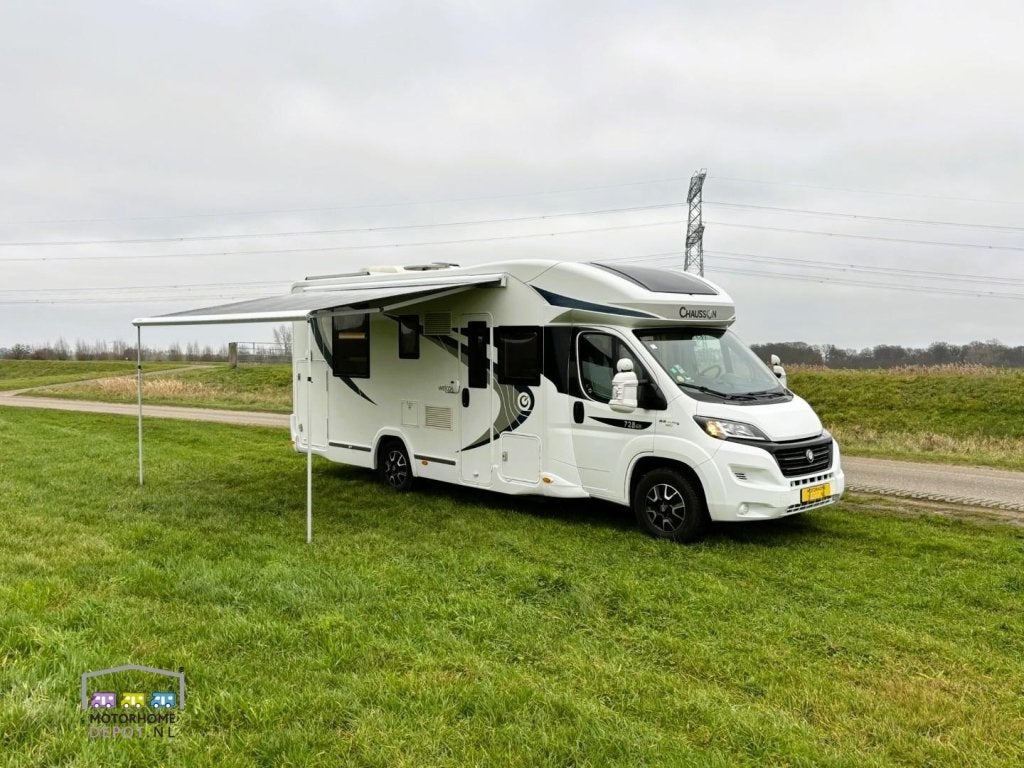 Chausson Limited Edition 728 EB | 2018 | Euro6 | 5-persoons, Caravans en Kamperen, Campers, Ringverwarming, Fiat, Luifel, Startonderbreker
