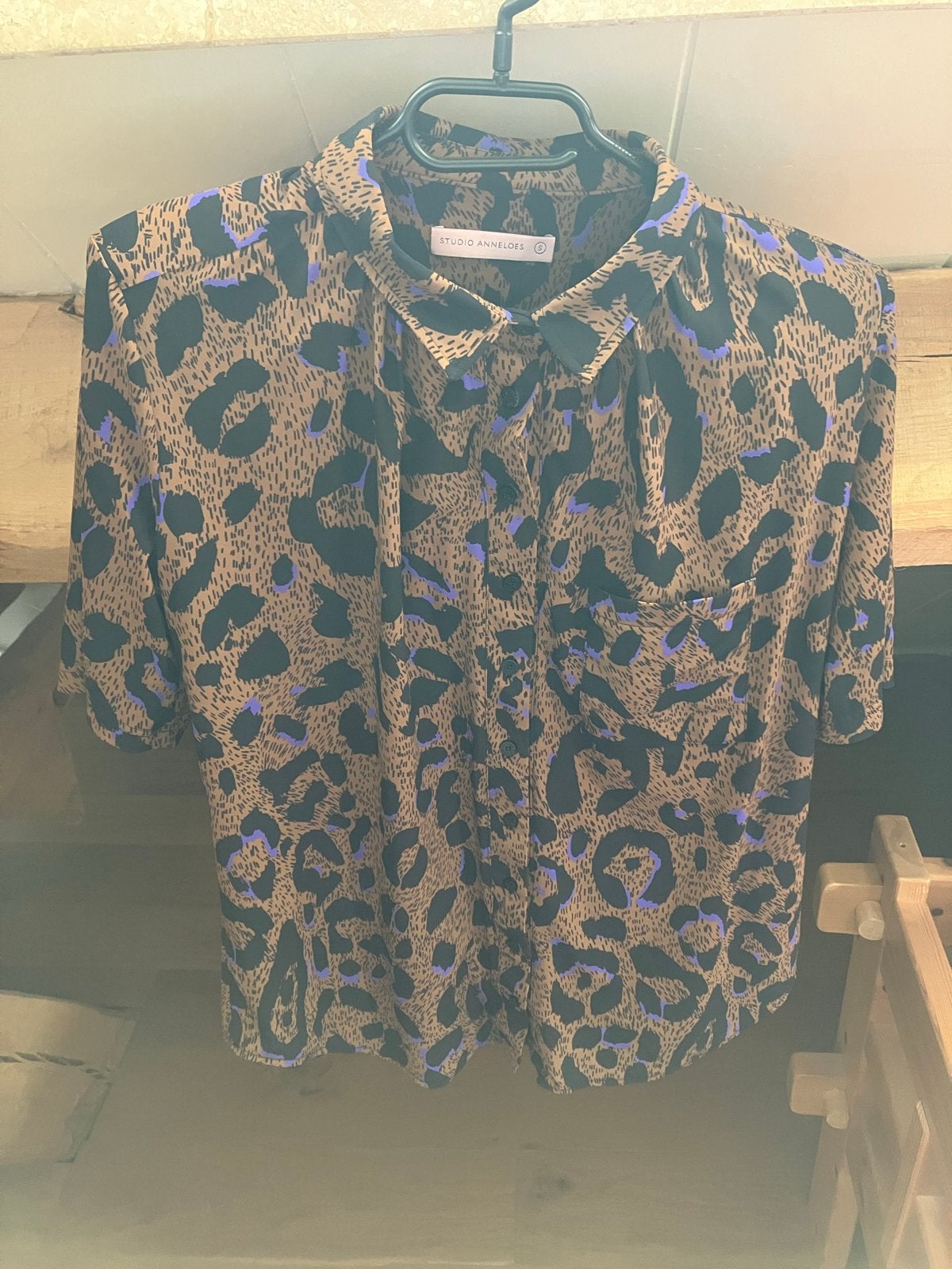 Leuke Studio Anneloes blouse - Maat S, Ophalen of Verzenden, Zo goed als nieuw, Maat 36 (S), Bruin