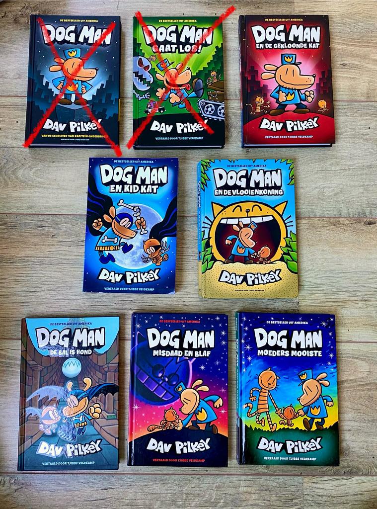 Geweldige serie Dog Man boeken - hardcover,uitstekende staat, Ophalen of Verzenden, Zo goed als nieuw, Fictie algemeen