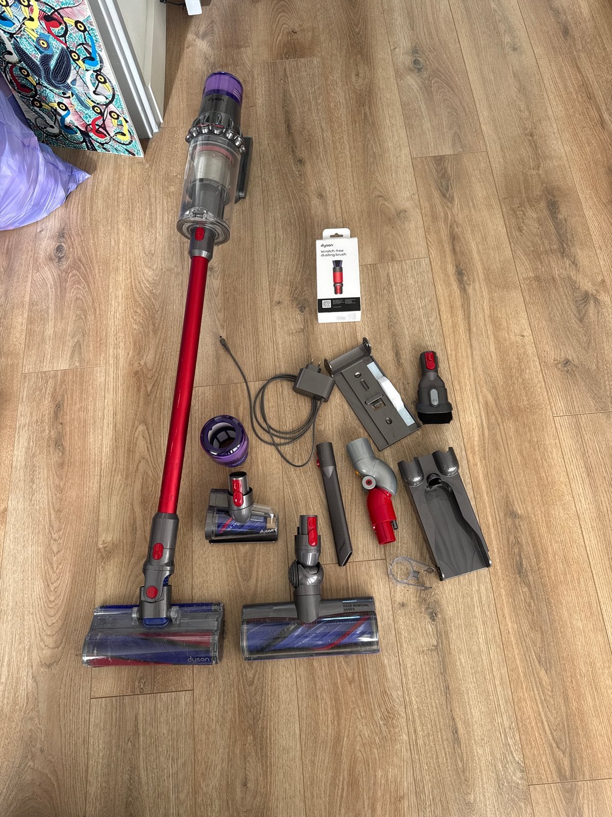 Dyson V10 Absolute steelstofzuiger, Witgoed en Apparatuur, Stofzuigers, Ophalen, Draadloos, Zo goed als nieuw, Dyson