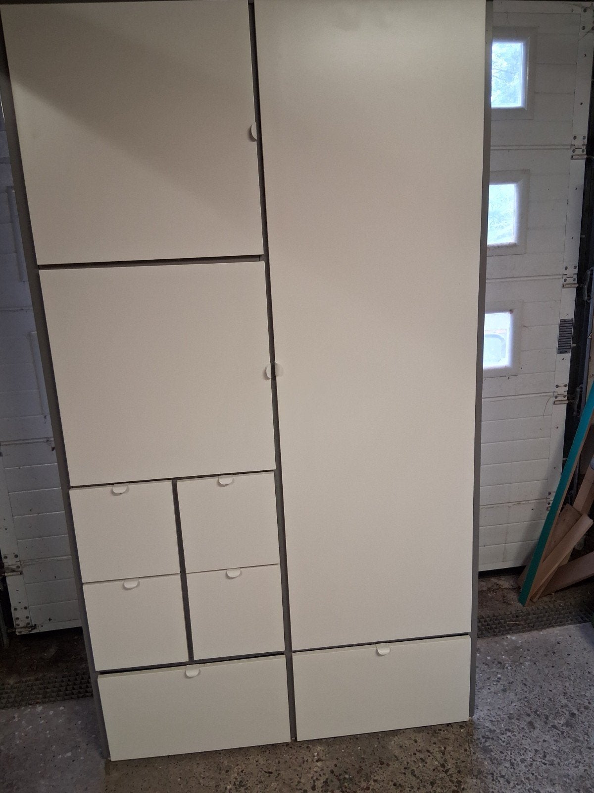 Ikea kleding kast.122 breed 215 hoog 55 diep., Gebruikt, 100 tot 150 cm, 200 cm of meer, Overige houtsoorten