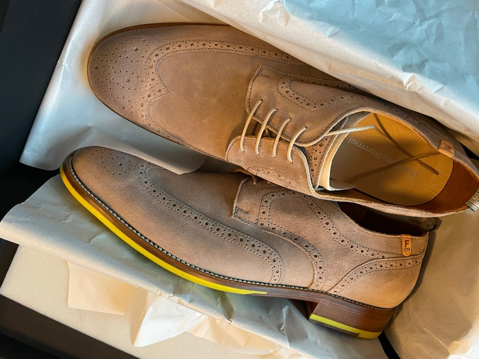 Heren schoenen Floris van Bommel maat 9H, Ophalen of Verzenden, Nieuw, Veterschoenen