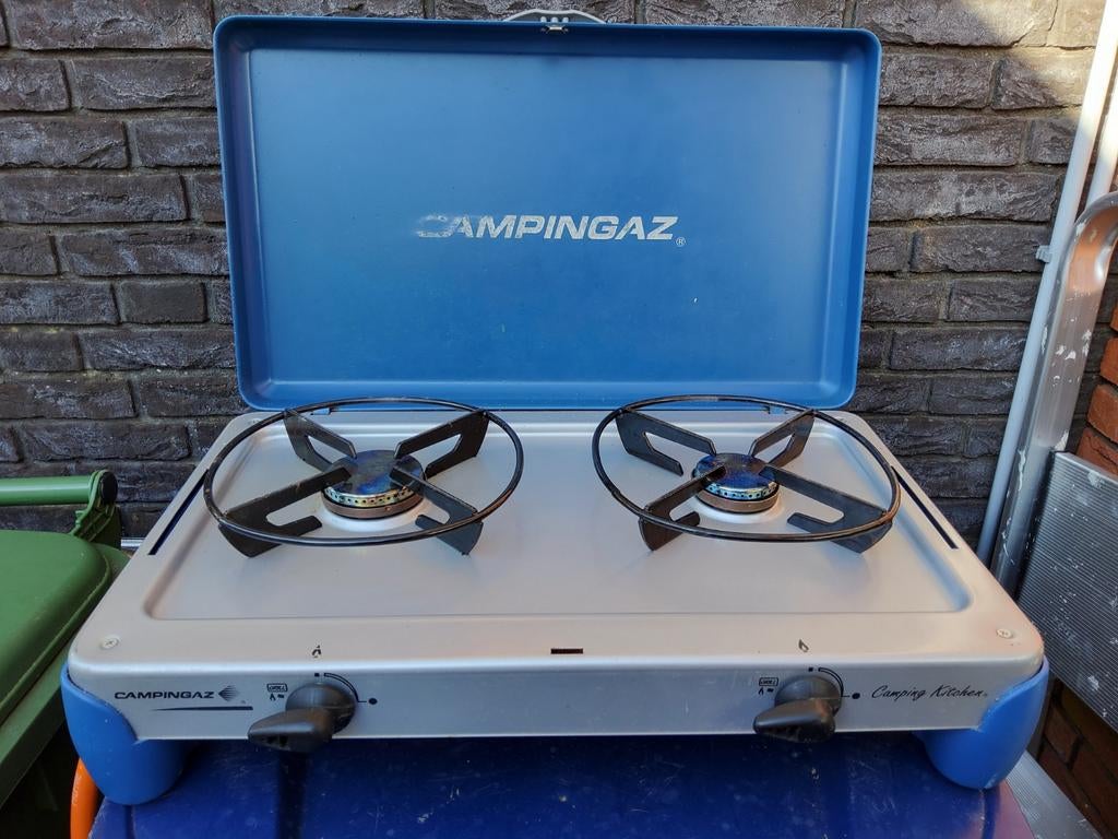 Campingaz 2-pits gaskookplaat fornuis camping, Ophalen of Verzenden