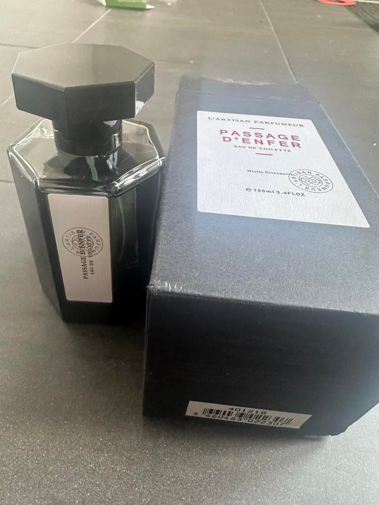L’Artisan Parfumeur Passage d’Enfer 100ml – 99.9% vol + doos, Ophalen of Verzenden, Zo goed als nieuw