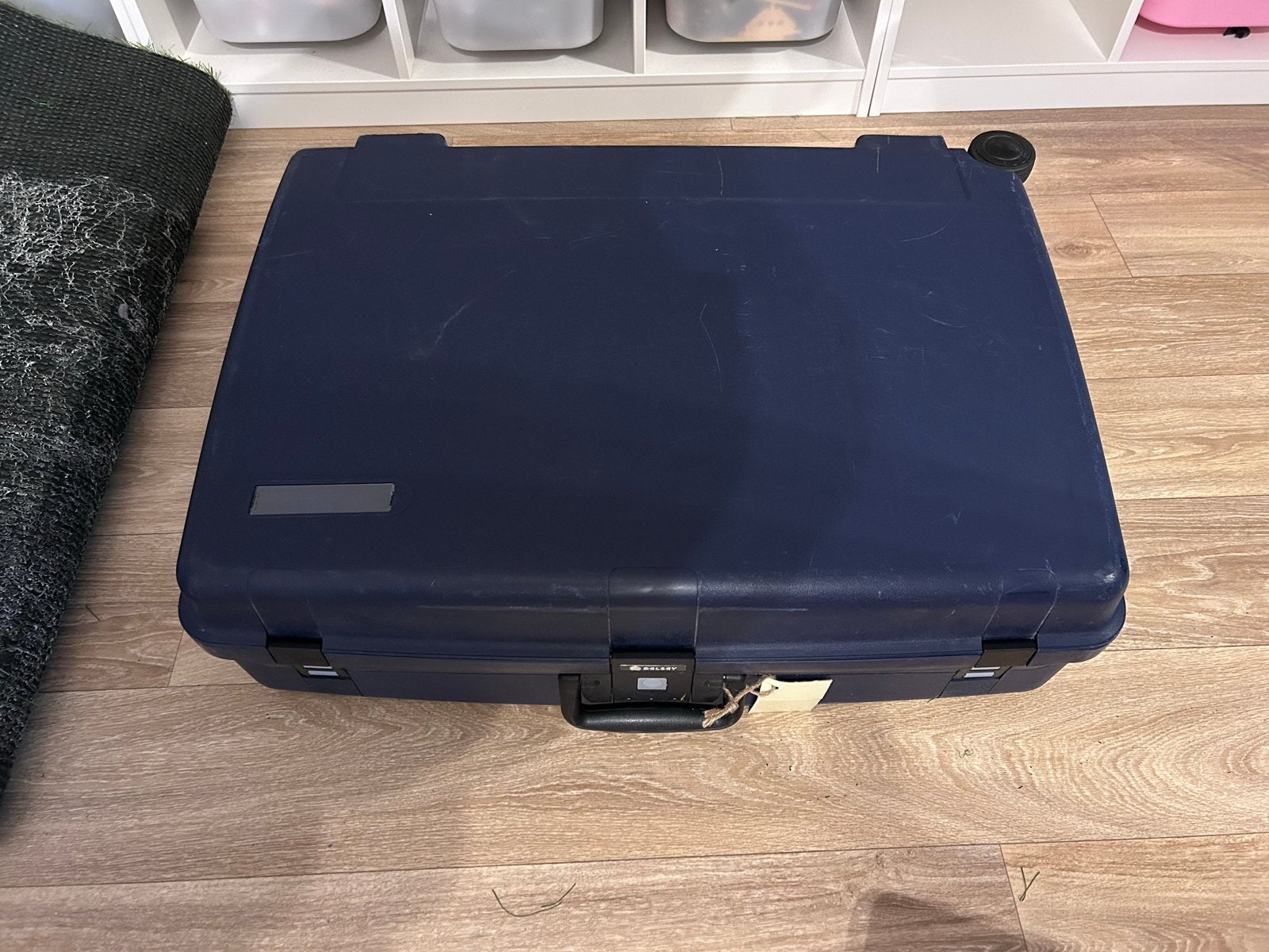 Delsey Reiskoffer - Blauw, met wieltjes, 30 cm of meer, Gebruikt, Blauw, 60 tot 80 cm