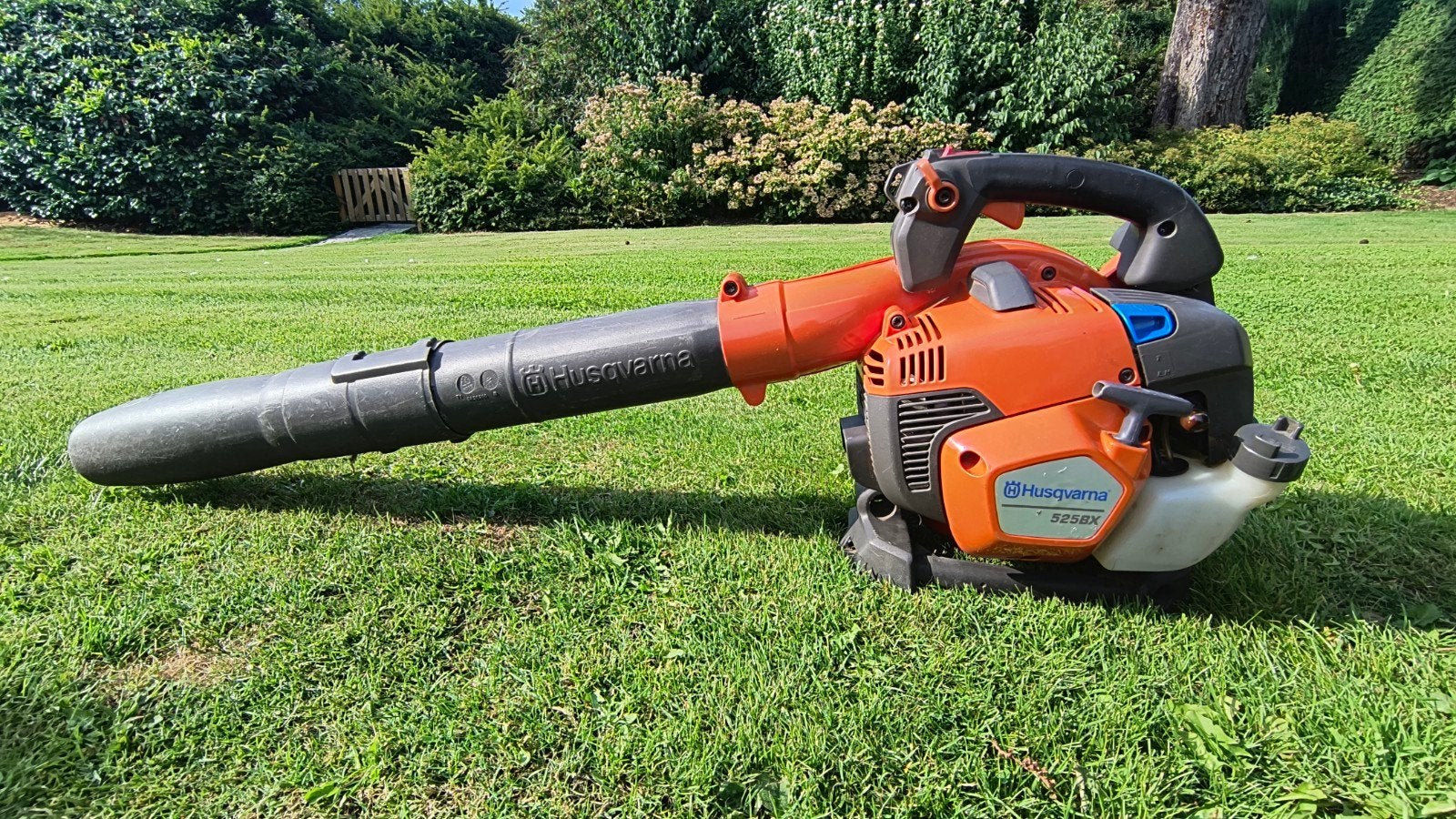 Fijne Husqvarna 525bx bladblazer, Ophalen, Benzine, Gebruikt, Handgedragen