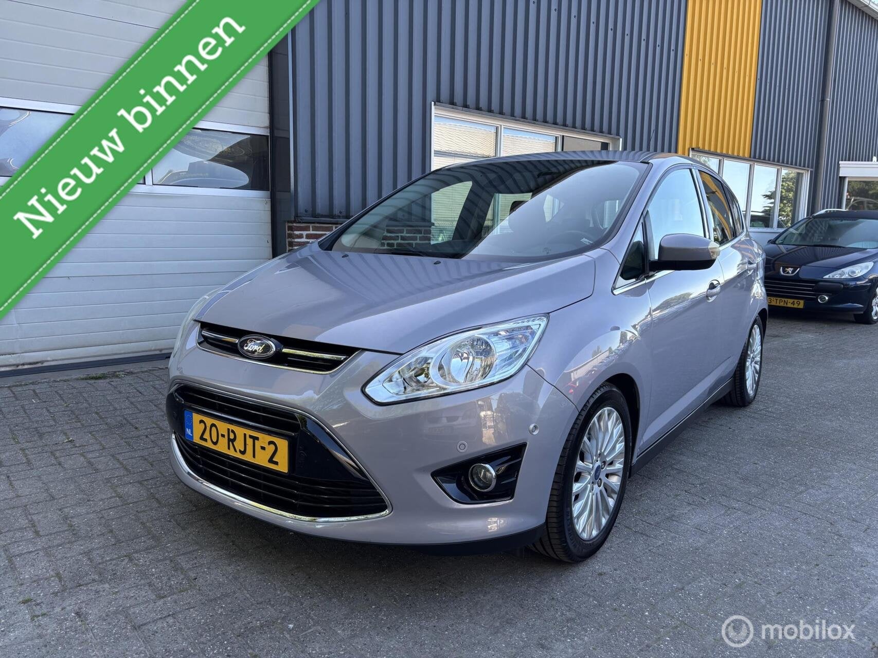 Ford C-Max 1.6 SCTi Titanium TREKHAAK! NETTE AUTO!, Auto's, Voorwielaandrijving, 15 km/l, Gebruikt, Metallic lak