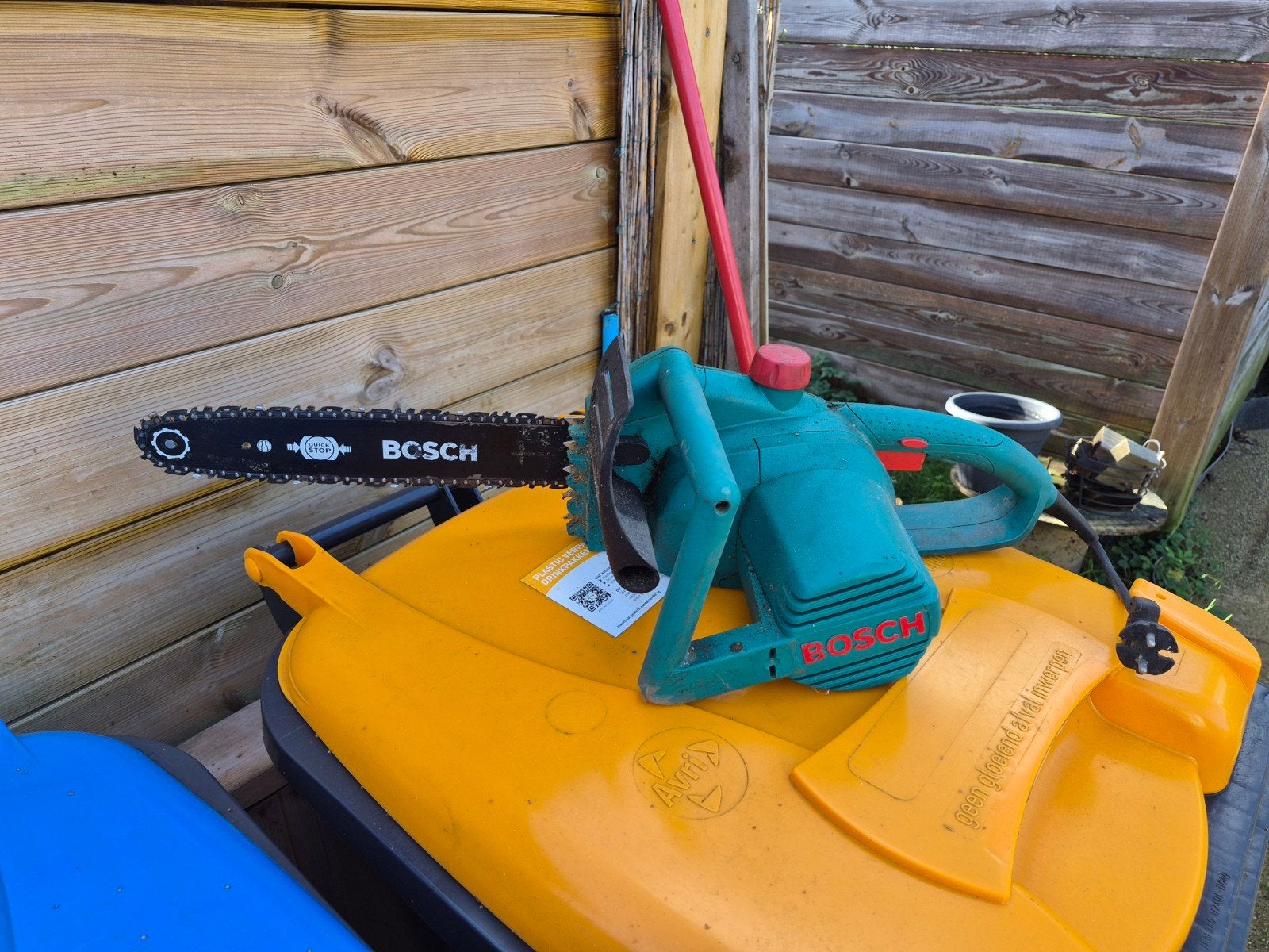 Bosch elektrische kettingzaag, Ophalen, Gebruikt, 70 mm of meer, Kettingzaag