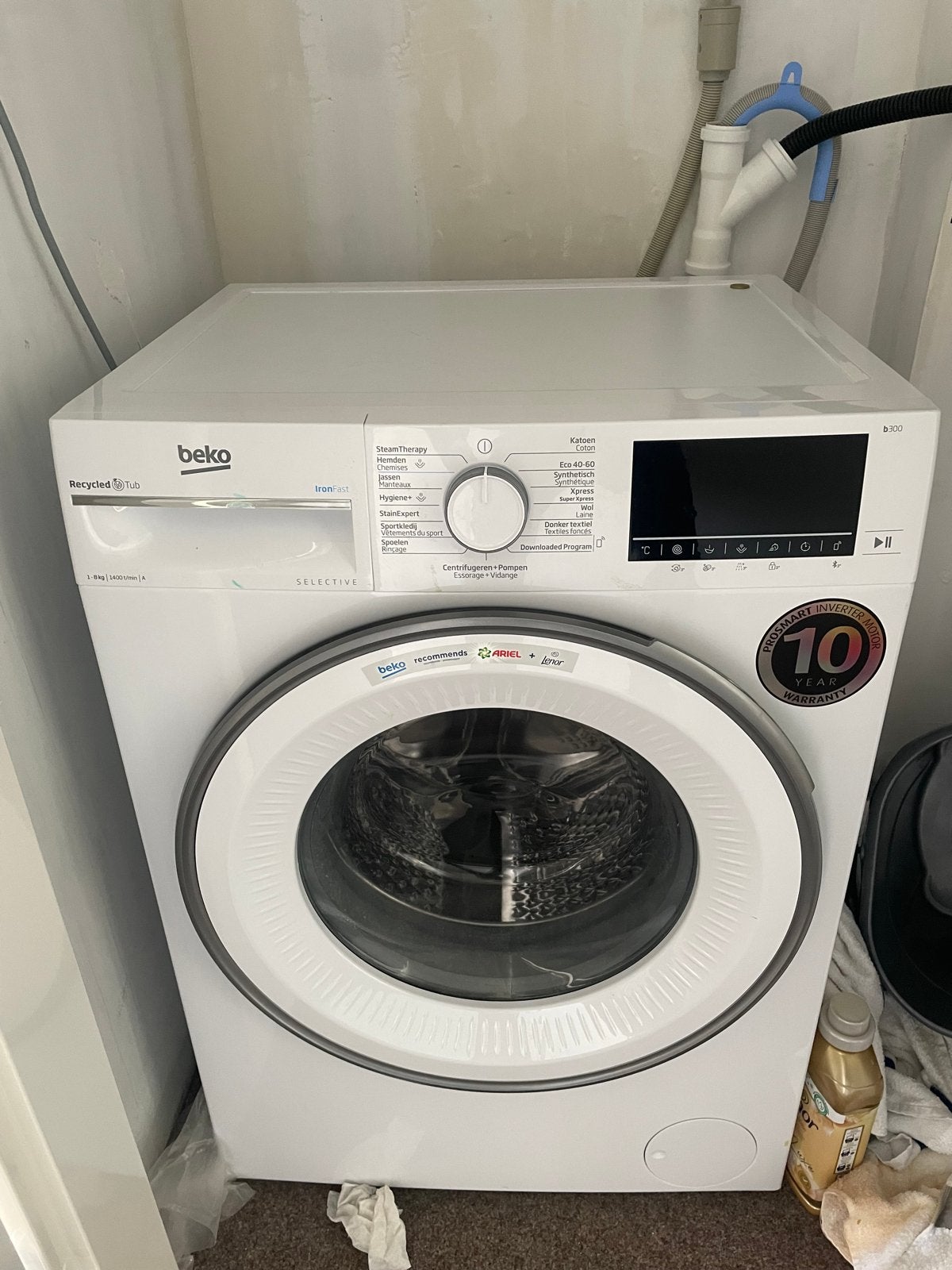 Beko Wasmachine B300 - Goede staat, 1200 tot 1600 toeren, Gebruikt, Beko, Beko