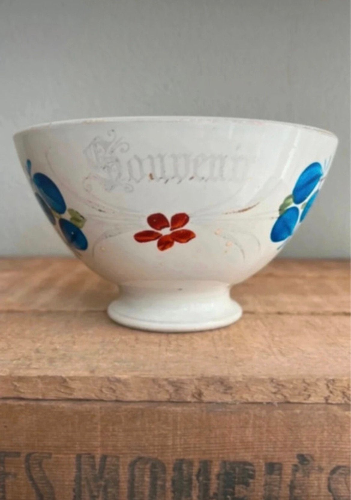 Franse spoelkom bloemen, Antiek en Kunst, Ophalen of Verzenden