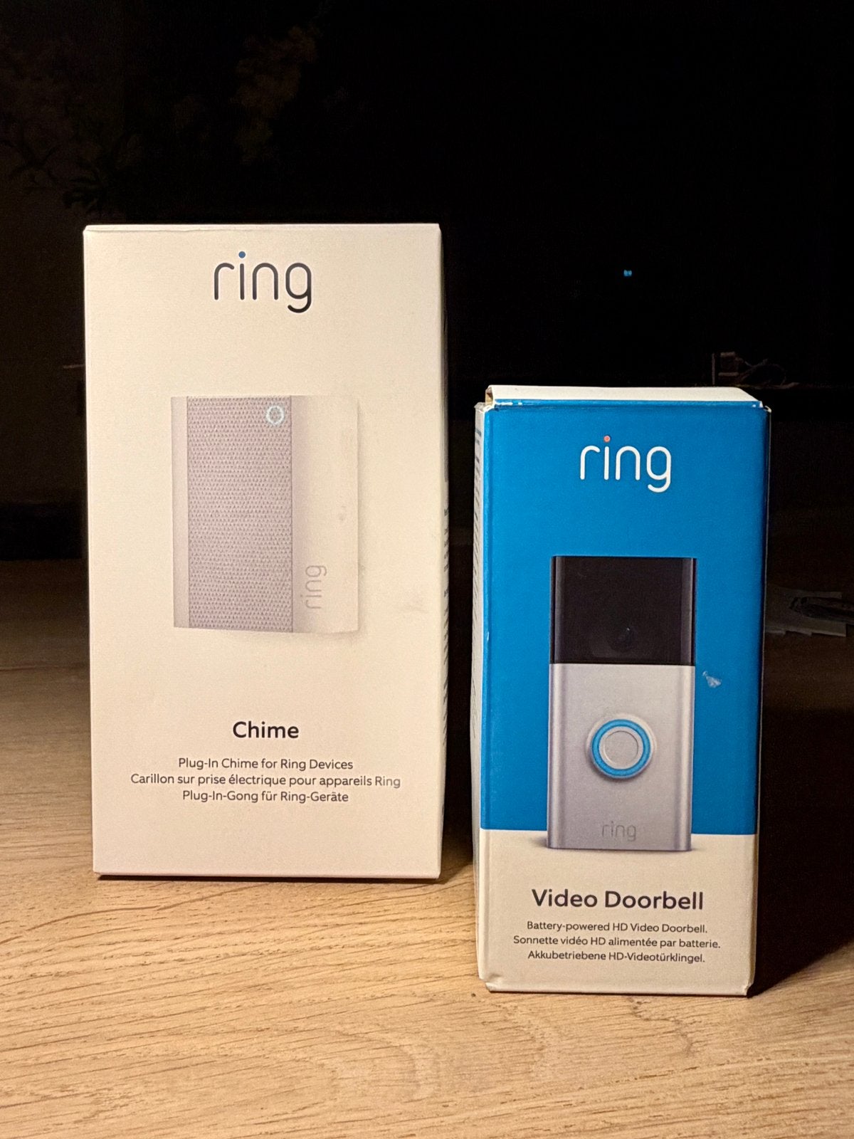 Ring deurbel accu + Chime, Ophalen of Verzenden, Ingebouwde camera, Gebruikt, Draadloos
