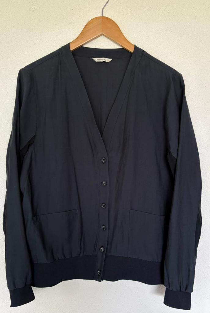 Sandwich vest / blouse jasje maat 42, Kleding | Dames, Ophalen of Verzenden, Zo goed als nieuw, Maat 42/44 (L), Blauw