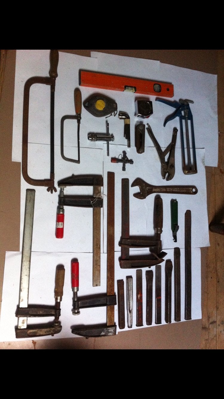 Diverse handgereedschap,lijmtang/sloopbeitels/bacho, Ophalen of Verzenden, Zo goed als nieuw