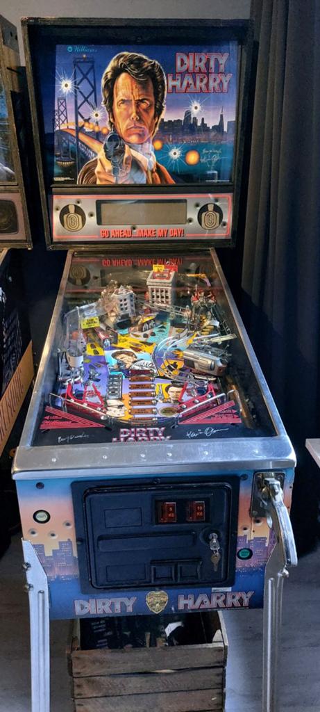 Dirty Harry Flipperkast - Goede Staat, Ophalen, Gebruikt, Elektronisch, Williams