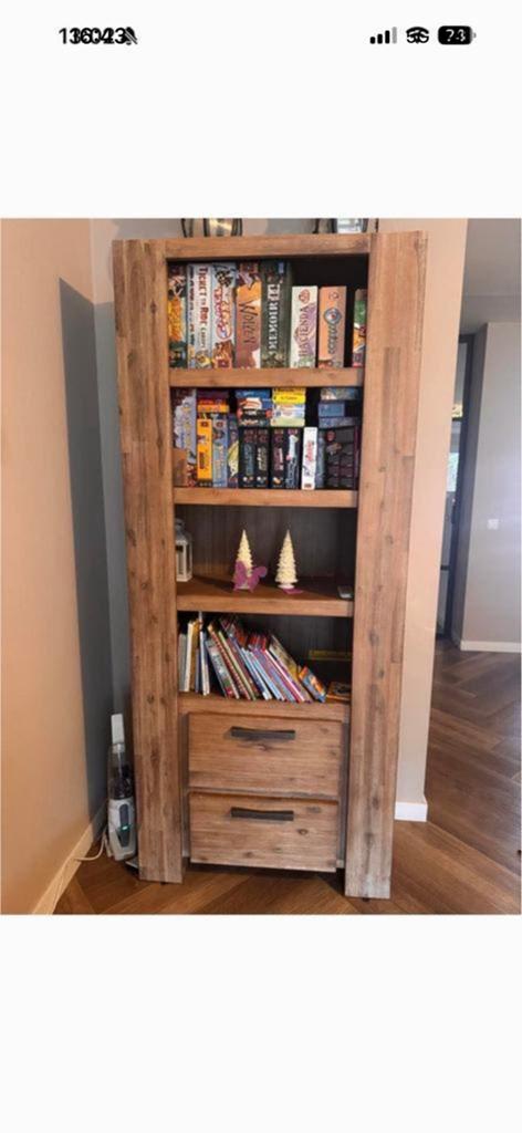 Boekenkast te koop, Huis en Inrichting, Kasten | Boekenkasten, Ophalen, 50 tot 100 cm, Zo goed als nieuw, 150 tot 200 cm