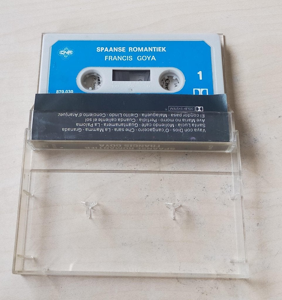 Francis Goya - Spaanse Romantiek Cassette MC 1979, Cd's en Dvd's, Cassettebandjes, CNR, Gebruikt, Ophalen of Verzenden, Pop