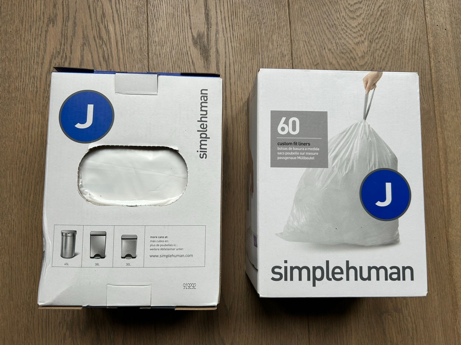 Simplehuman afvalzakken J - 110 zakken, 30-45 liter, 30 tot 40 liter, Ophalen, Nieuw