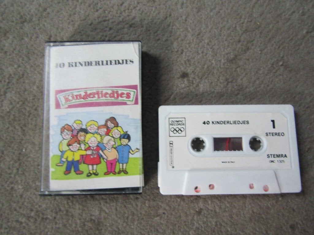 Cassette: 40 kinderliedjes uit grootmoederstijd, Cd's en Dvd's, Cassettebandjes, Gebruikt, Kinderen en Jeugd, 1 bandje, Ophalen of Verzenden