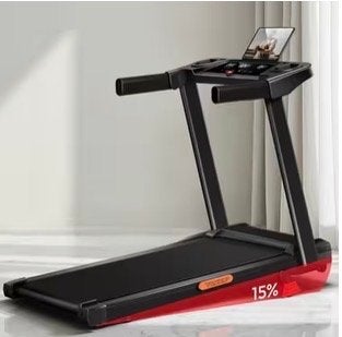 Zo goed als nieuwe opvouwbare loopband met 15% helling, Sport en Fitness, Fitnessapparatuur, Ophalen, Zo goed als nieuw, Metaal