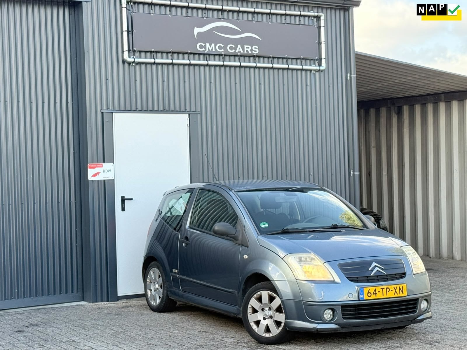 Citroen C2 1.4i VTR AIRCO IJSKOUD! APK 6-27!, Voorwielaandrijving, 450 kg, 965 kg, Origineel Nederlands