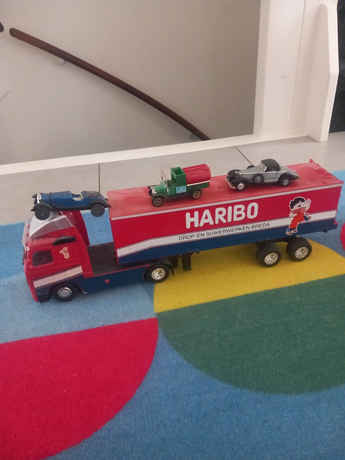 Haribo vrachtwagen met autootjes - verzamelobject, Verzamelen, Ophalen of Verzenden, Gebruikt