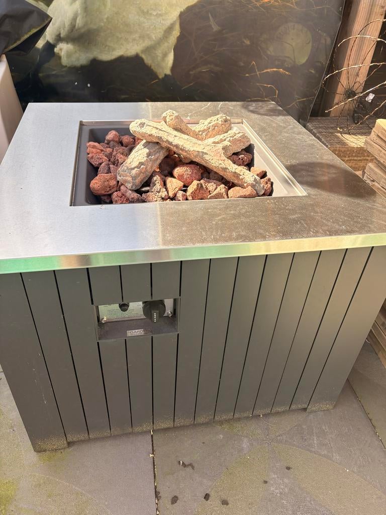 Cozy Living Vuurtafel 80x 80 cm, Tuin en Terras, Ophalen, Zo goed als nieuw