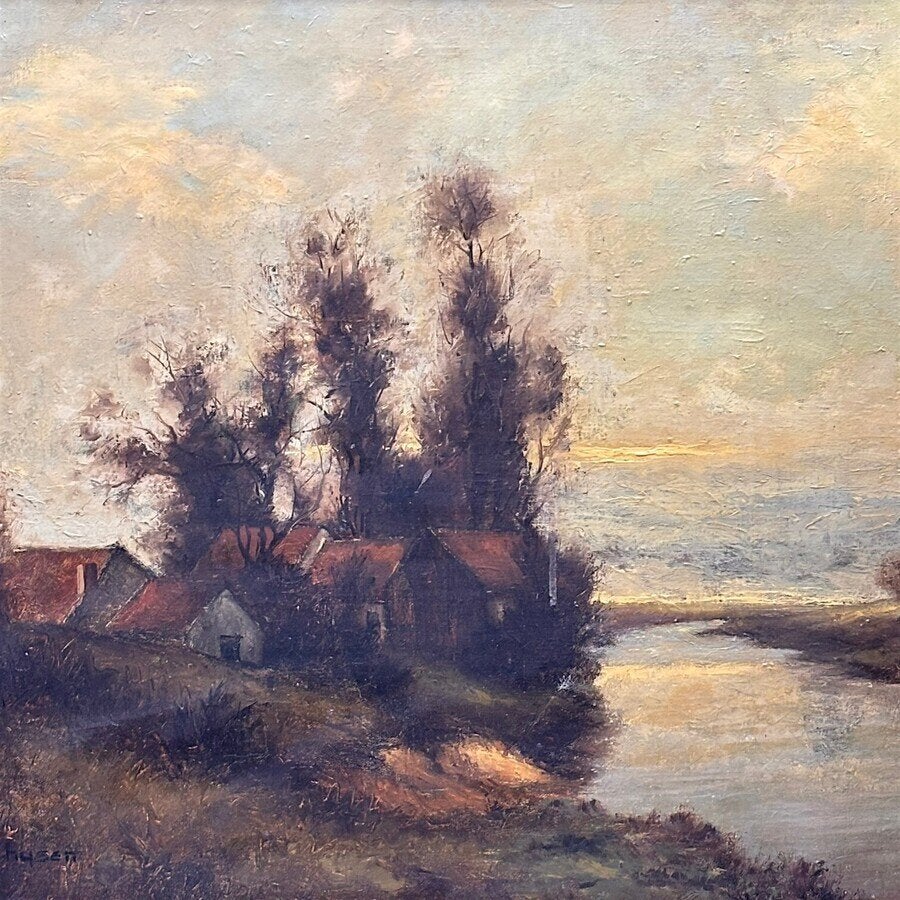 Henry Ghysen (België, 20e eeuw) - Laethem-Saint-Martin', Ophalen of Verzenden
